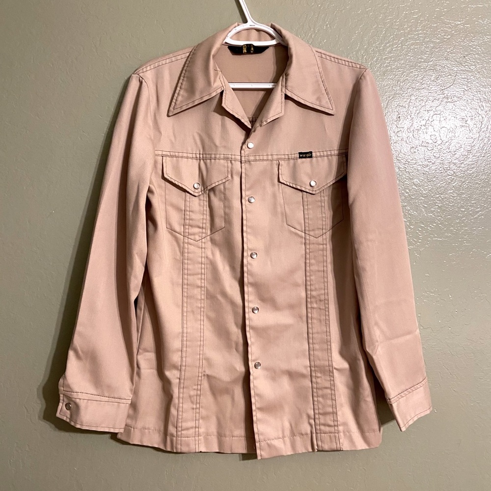 Vintage 70s men’s Wrangler Western shirt